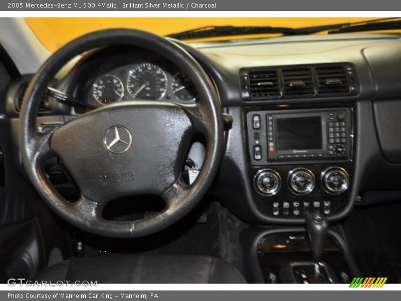 Brilliant Silver Metallic / Charcoal 2005 Mercedes-Benz ML 500 4Matic