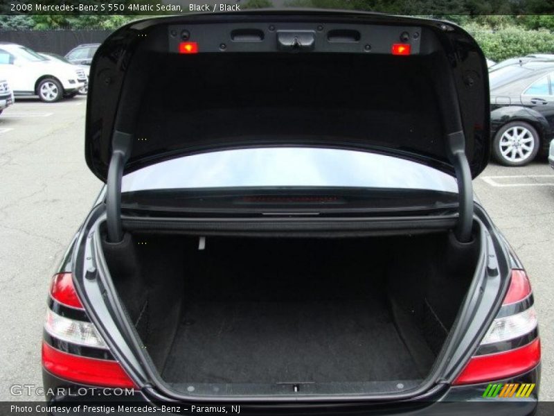 Black / Black 2008 Mercedes-Benz S 550 4Matic Sedan