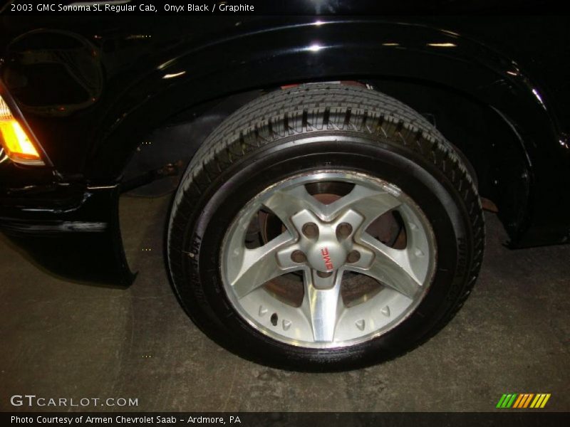 Onyx Black / Graphite 2003 GMC Sonoma SL Regular Cab