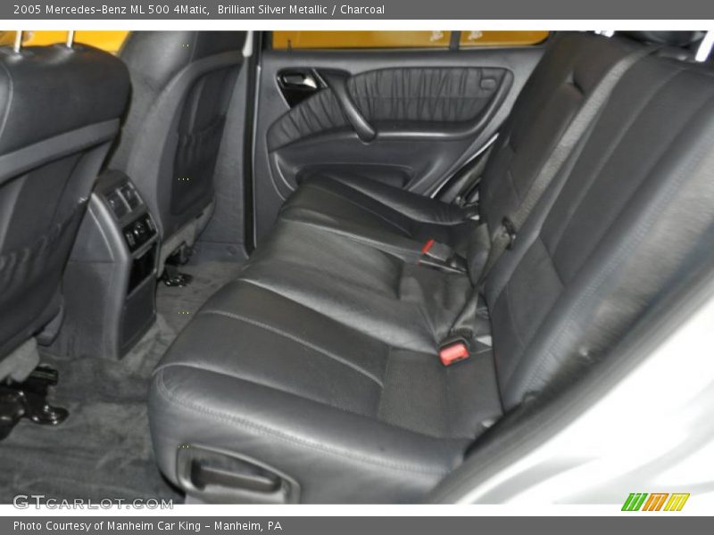 Brilliant Silver Metallic / Charcoal 2005 Mercedes-Benz ML 500 4Matic