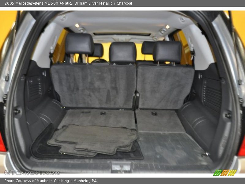 Brilliant Silver Metallic / Charcoal 2005 Mercedes-Benz ML 500 4Matic