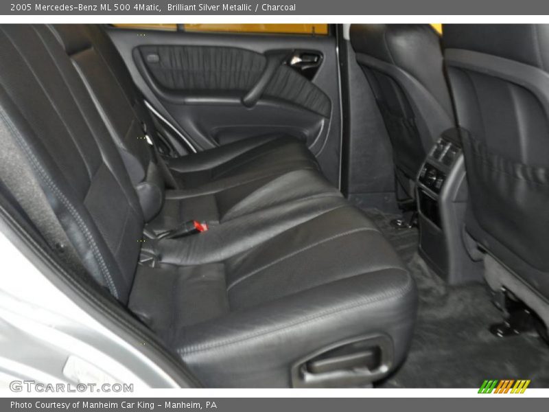 Brilliant Silver Metallic / Charcoal 2005 Mercedes-Benz ML 500 4Matic