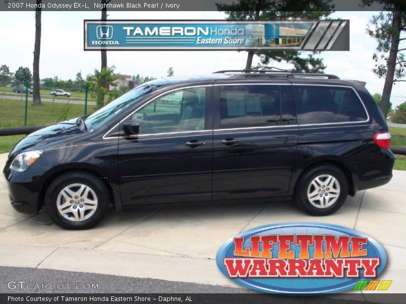 Nighthawk Black Pearl / Ivory 2007 Honda Odyssey EX-L