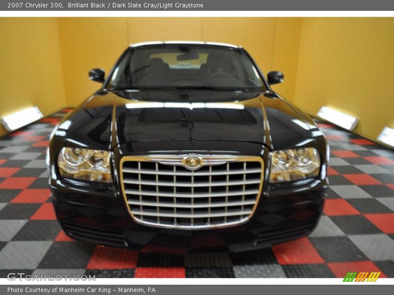 Brilliant Black / Dark Slate Gray/Light Graystone 2007 Chrysler 300