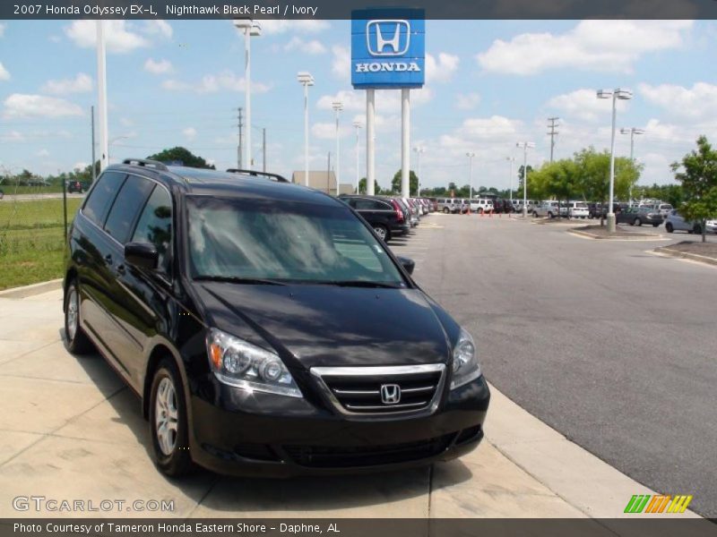 Nighthawk Black Pearl / Ivory 2007 Honda Odyssey EX-L