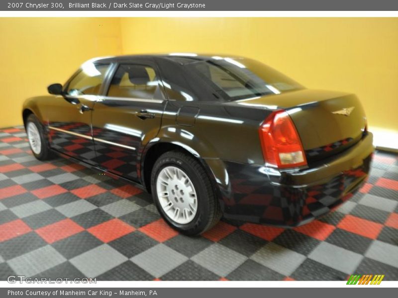 Brilliant Black / Dark Slate Gray/Light Graystone 2007 Chrysler 300