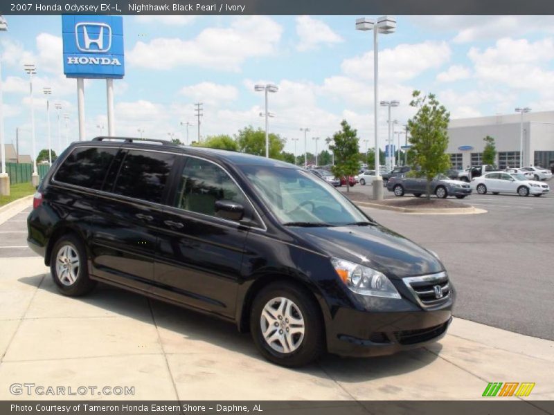Nighthawk Black Pearl / Ivory 2007 Honda Odyssey EX-L