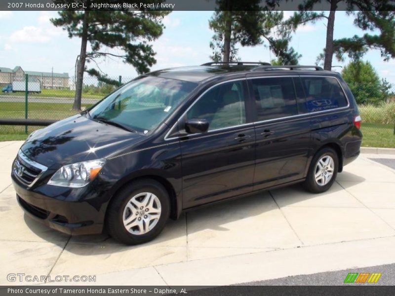 Nighthawk Black Pearl / Ivory 2007 Honda Odyssey EX-L
