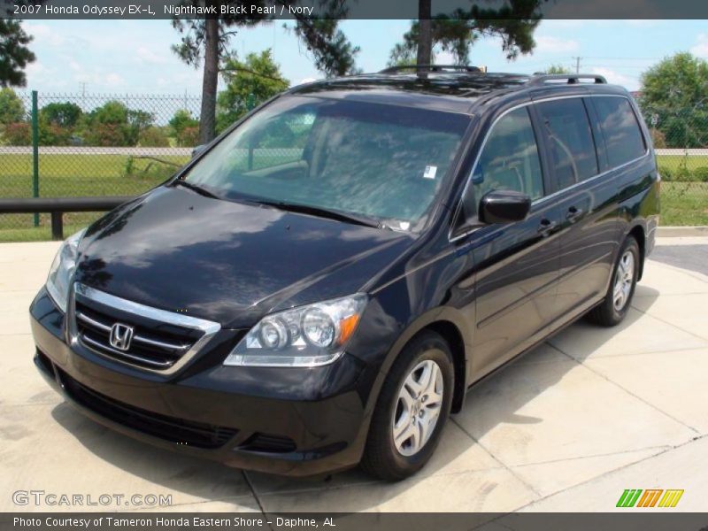 Nighthawk Black Pearl / Ivory 2007 Honda Odyssey EX-L