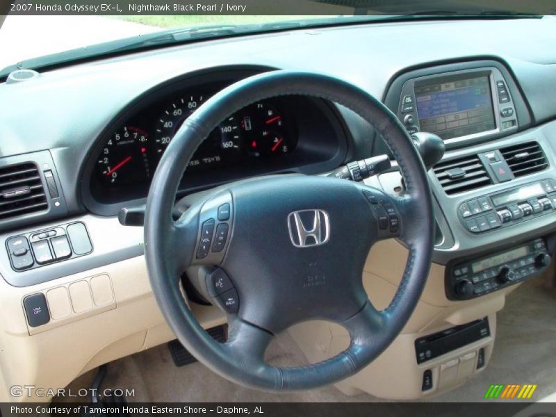 Nighthawk Black Pearl / Ivory 2007 Honda Odyssey EX-L