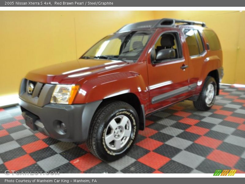 Red Brawn Pearl / Steel/Graphite 2005 Nissan Xterra S 4x4