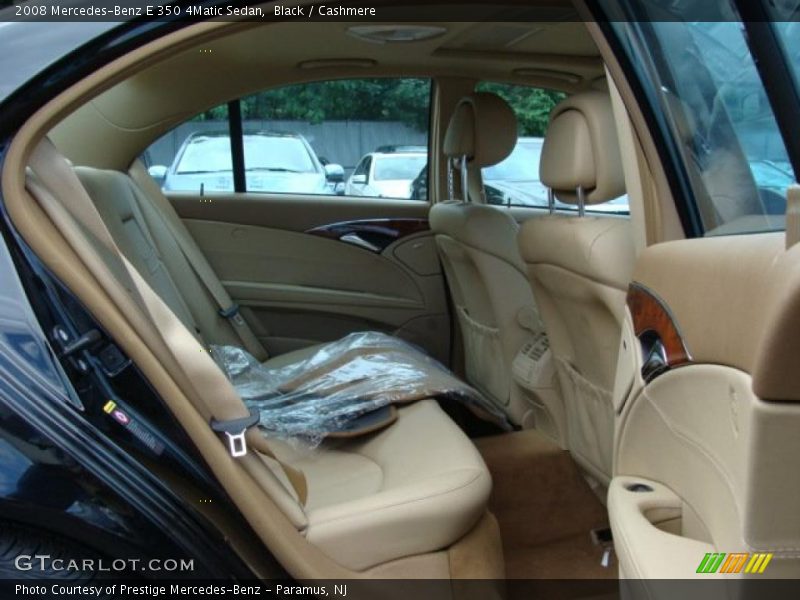 Black / Cashmere 2008 Mercedes-Benz E 350 4Matic Sedan