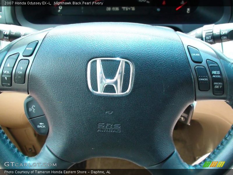 Nighthawk Black Pearl / Ivory 2007 Honda Odyssey EX-L