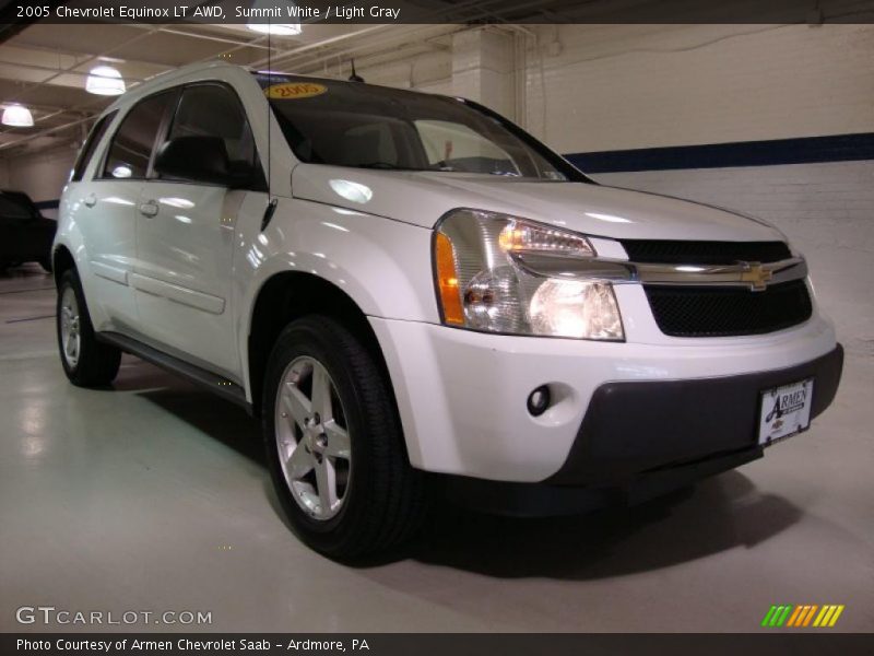 Summit White / Light Gray 2005 Chevrolet Equinox LT AWD