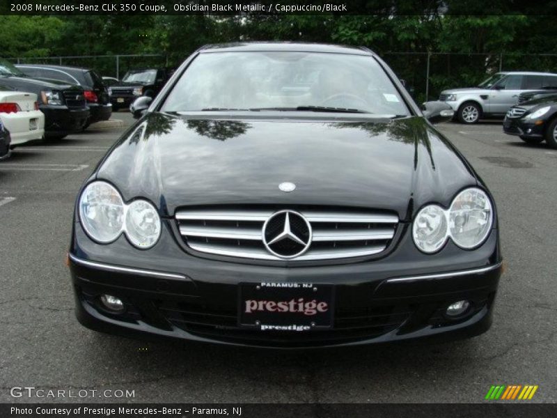 Obsidian Black Metallic / Cappuccino/Black 2008 Mercedes-Benz CLK 350 Coupe