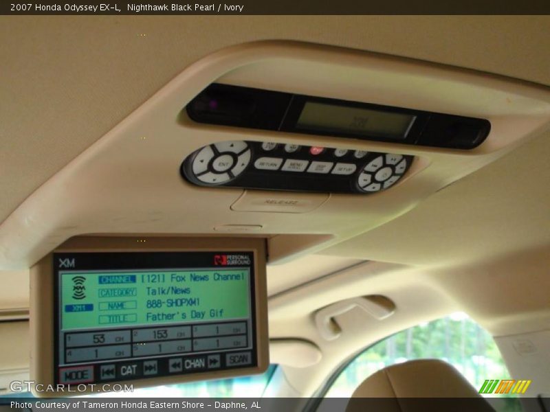 Nighthawk Black Pearl / Ivory 2007 Honda Odyssey EX-L