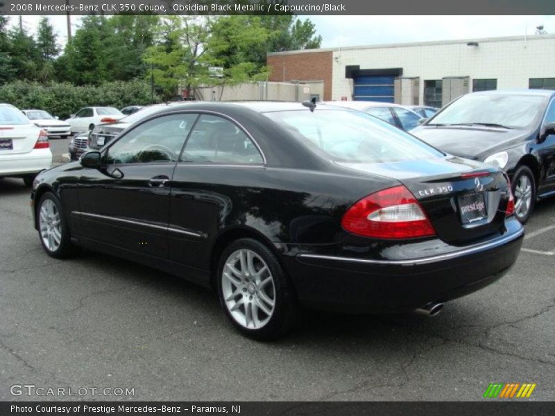 Obsidian Black Metallic / Cappuccino/Black 2008 Mercedes-Benz CLK 350 Coupe