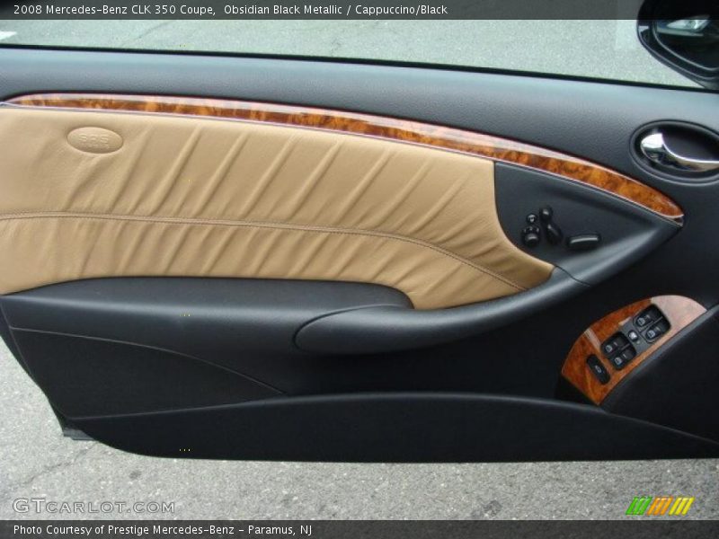 Obsidian Black Metallic / Cappuccino/Black 2008 Mercedes-Benz CLK 350 Coupe