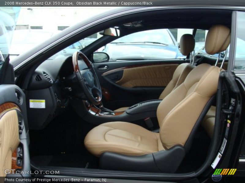 Obsidian Black Metallic / Cappuccino/Black 2008 Mercedes-Benz CLK 350 Coupe