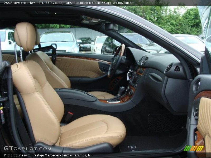 Obsidian Black Metallic / Cappuccino/Black 2008 Mercedes-Benz CLK 350 Coupe