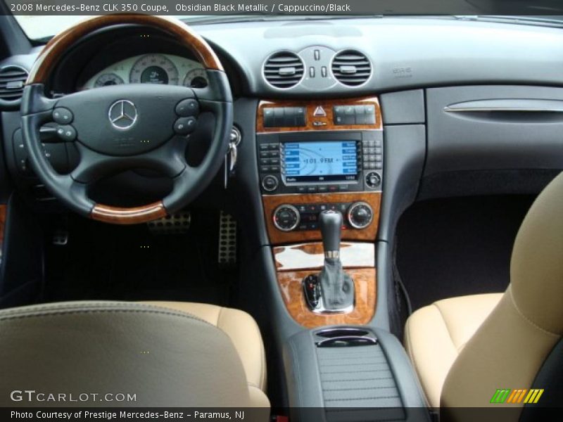 Obsidian Black Metallic / Cappuccino/Black 2008 Mercedes-Benz CLK 350 Coupe