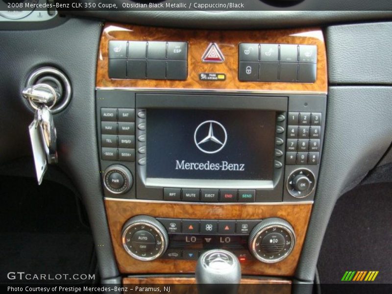 Obsidian Black Metallic / Cappuccino/Black 2008 Mercedes-Benz CLK 350 Coupe