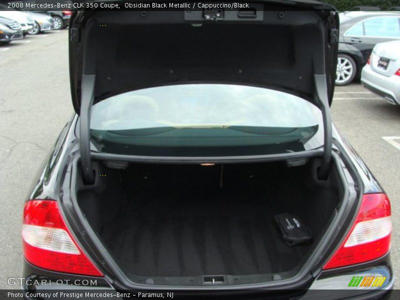 Obsidian Black Metallic / Cappuccino/Black 2008 Mercedes-Benz CLK 350 Coupe