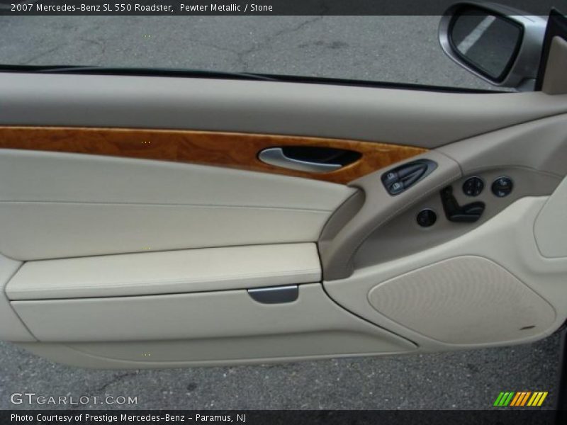 Pewter Metallic / Stone 2007 Mercedes-Benz SL 550 Roadster
