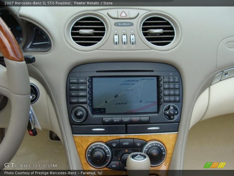 Pewter Metallic / Stone 2007 Mercedes-Benz SL 550 Roadster