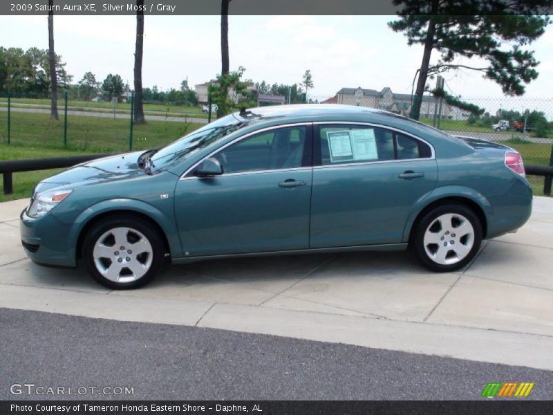 Silver Moss / Gray 2009 Saturn Aura XE