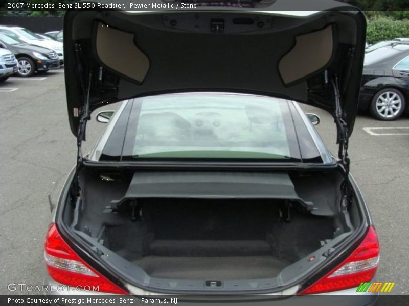 Pewter Metallic / Stone 2007 Mercedes-Benz SL 550 Roadster
