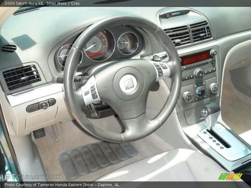Silver Moss / Gray 2009 Saturn Aura XE