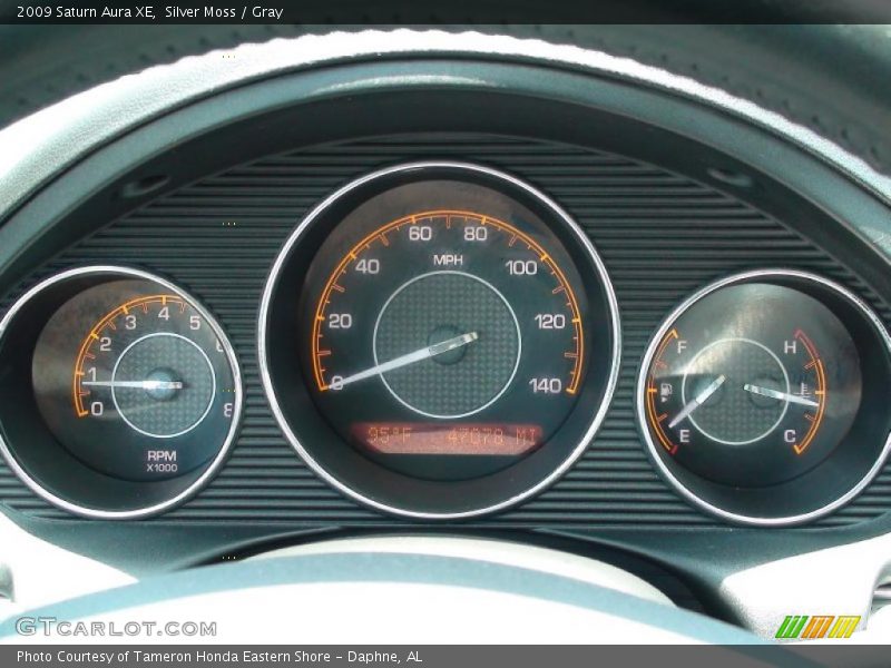 Silver Moss / Gray 2009 Saturn Aura XE