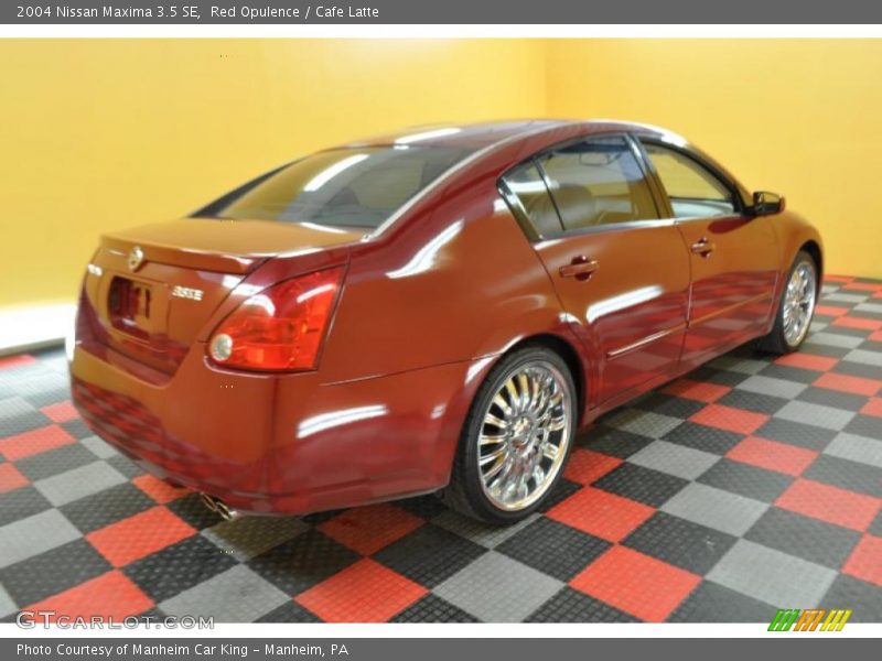 Red Opulence / Cafe Latte 2004 Nissan Maxima 3.5 SE
