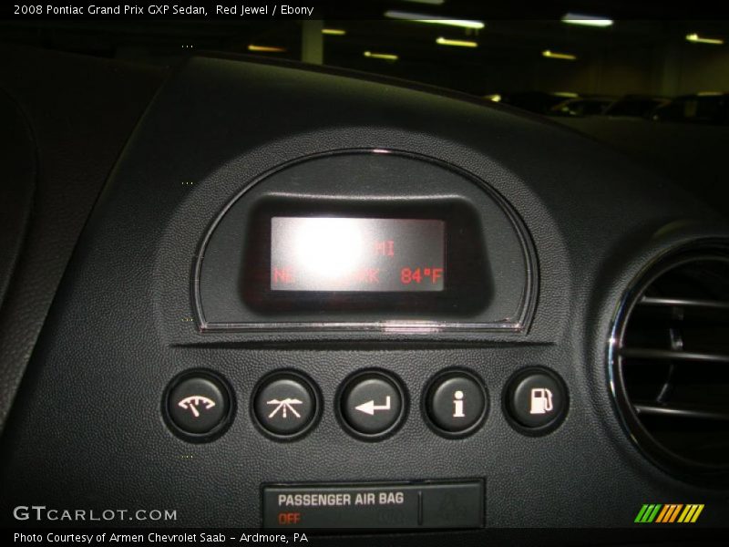 Red Jewel / Ebony 2008 Pontiac Grand Prix GXP Sedan