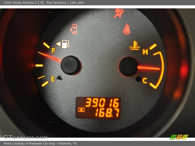 Red Opulence / Cafe Latte 2004 Nissan Maxima 3.5 SE