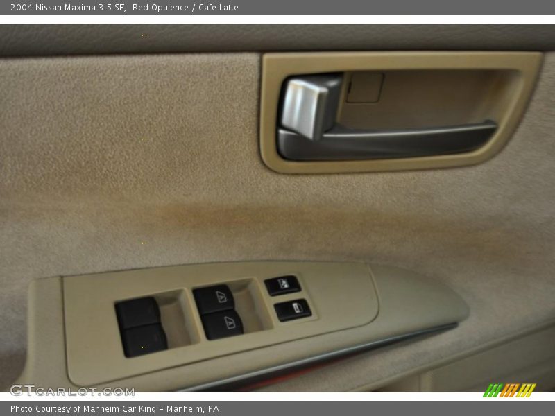Red Opulence / Cafe Latte 2004 Nissan Maxima 3.5 SE