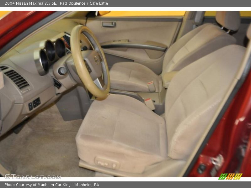 Red Opulence / Cafe Latte 2004 Nissan Maxima 3.5 SE