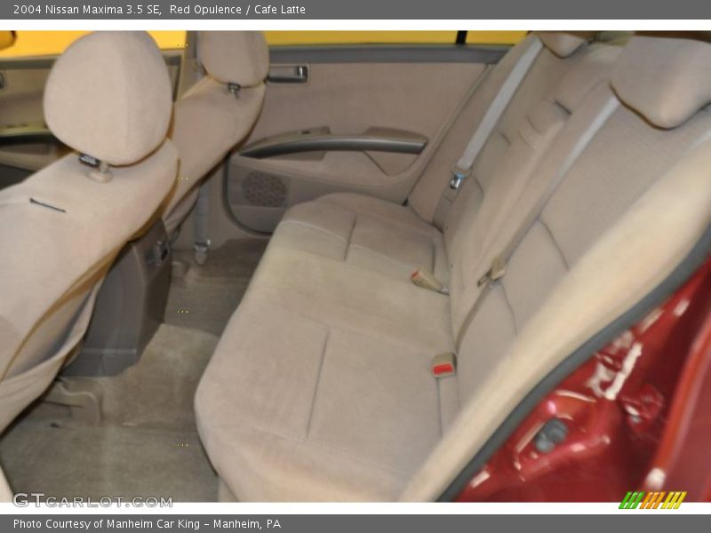 Red Opulence / Cafe Latte 2004 Nissan Maxima 3.5 SE