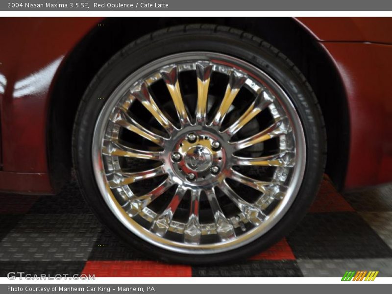 Red Opulence / Cafe Latte 2004 Nissan Maxima 3.5 SE