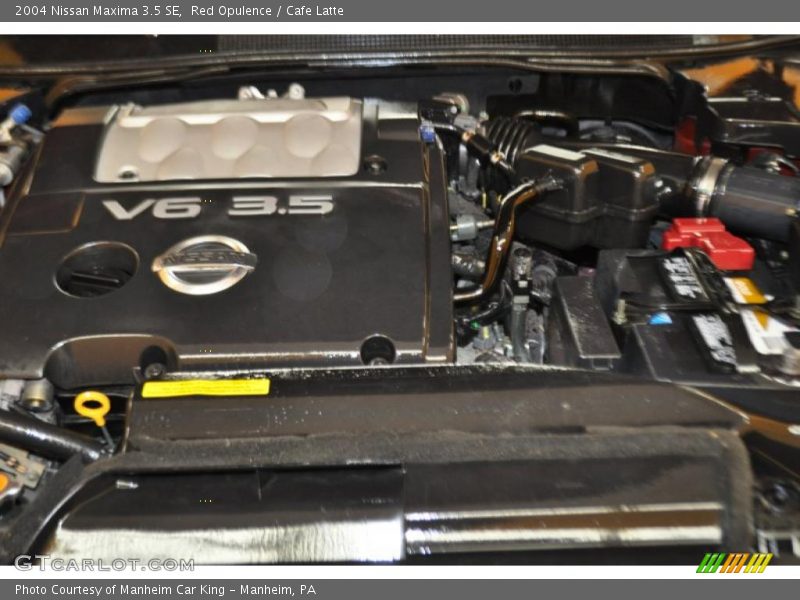 Red Opulence / Cafe Latte 2004 Nissan Maxima 3.5 SE