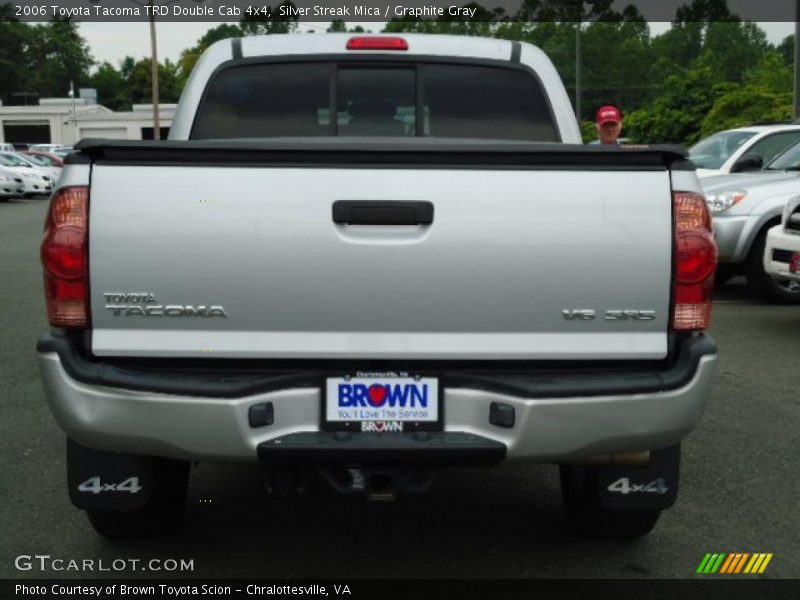 Silver Streak Mica / Graphite Gray 2006 Toyota Tacoma TRD Double Cab 4x4