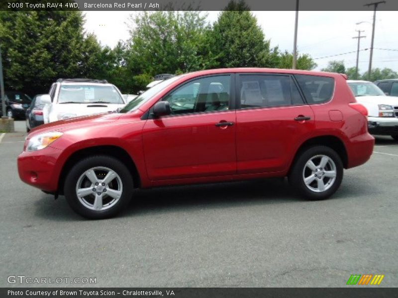 Barcelona Red Pearl / Ash 2008 Toyota RAV4 4WD