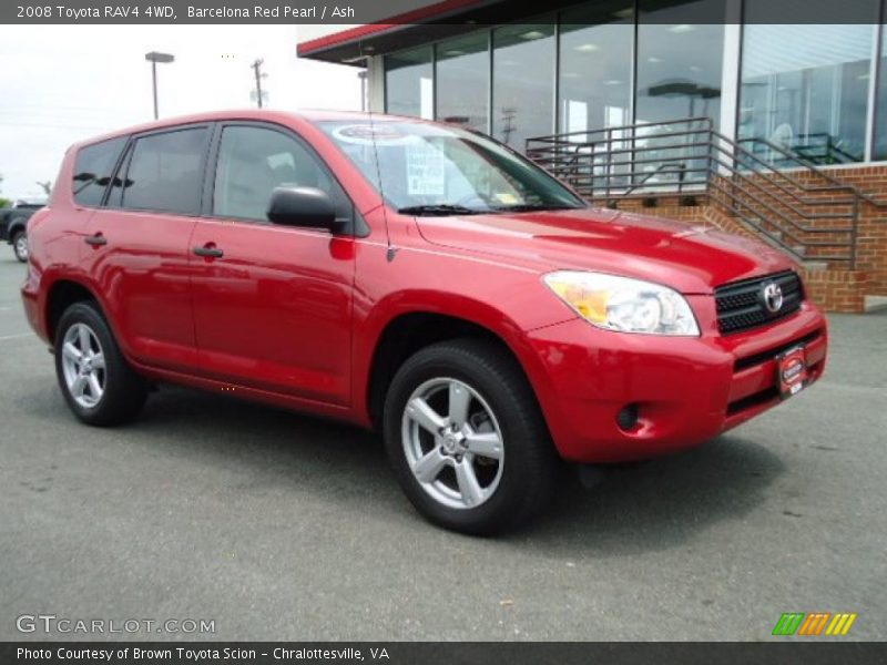 Barcelona Red Pearl / Ash 2008 Toyota RAV4 4WD