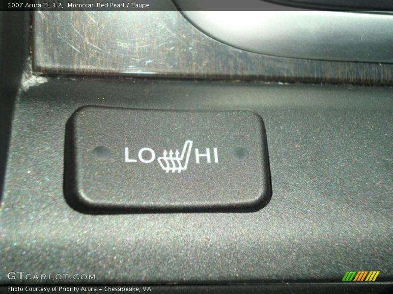 Moroccan Red Pearl / Taupe 2007 Acura TL 3.2