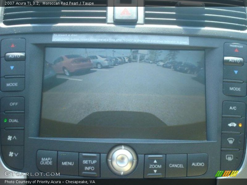Moroccan Red Pearl / Taupe 2007 Acura TL 3.2