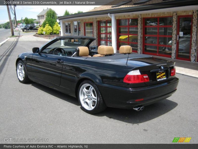 Jet Black / Natural Brown 2006 BMW 3 Series 330i Convertible
