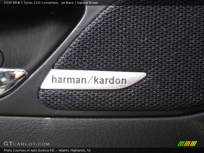 Jet Black / Natural Brown 2006 BMW 3 Series 330i Convertible
