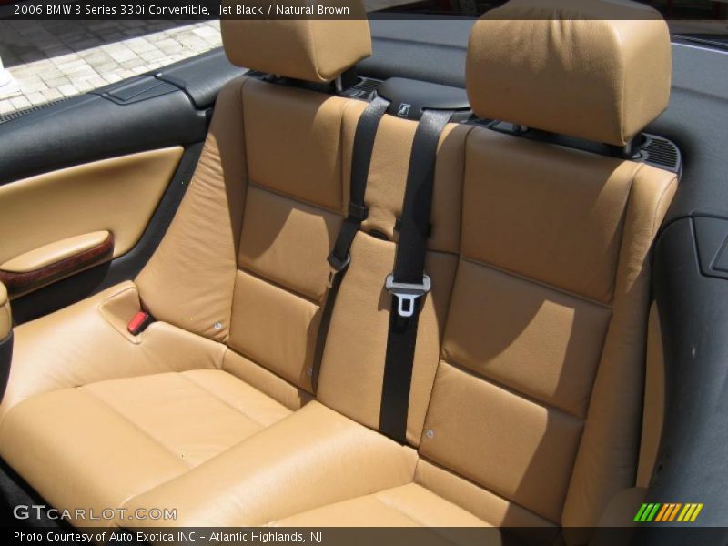Jet Black / Natural Brown 2006 BMW 3 Series 330i Convertible