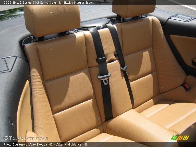 Jet Black / Natural Brown 2006 BMW 3 Series 330i Convertible